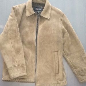 Axcess Thick Brown Bomber Jacket